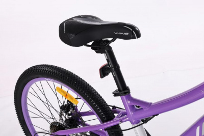 24" Велосипед WIND Victory, 7-speed, рама AL-12" (лавандовый)