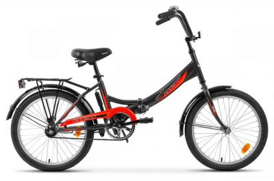 20" Велосипед AIST Smart 1.0 складной, багажник (серый)