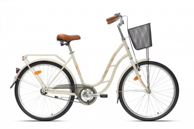 28" Велосипед AIST Tango 1.0, беживый (корзина, багажник) Беларусь