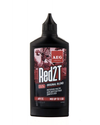 Масло для двухтактных (2T) двигателей «AEG Universal 2T Motor Oil API TC» 100 мл. (33199)