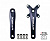 Шатуны X GEAR под звезду Narrow Wide, L-170мм., AL, квадрат (чёрный)
