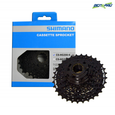 Кассета 9-скор. Shimano CS-HG200-9 (11T-32T) торг. упак.