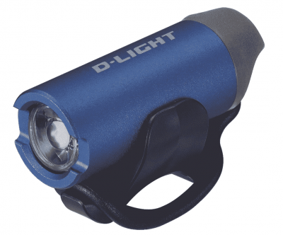 Фонарь D-LIGHT с зарядкой от USB мощностью 3 Вт, синий корпус