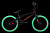 20" Велосипед STARK '23 Madness BMX-1 рама-9" (чёрный/ красный/ зелёный) Россия