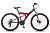 26" Велосипед STELS Focus MD, 21-speed, двухподвесная рама-18" (чёрный/ красный)