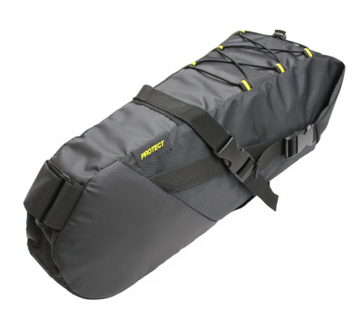 Велосумка под седло PROTECT до 14 литров, серия Bikepacking, черная, Россия