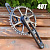 Комплект шатунов EVOSID 9/10/11 speed (L-170 мм.) звезда: T40. чёрный
