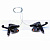 Комплект триггерных манеток. "Аналог Shimano Altus" SL-M370 (L-3 / R-8 скоростей)