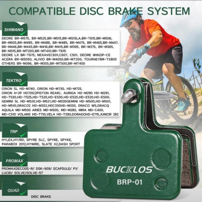 Керамические тормозные колодки BUCKLOS, BRP-01, для ремонта