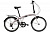 24" Велосипед STARK '21 JAM .2V-тормоза,6-speed, складной, AL рама (серебристый / коричневый) Россия