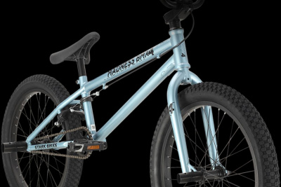 20" Велосипед STARK '21 Madness BMX-4 (голубой / чёрный)