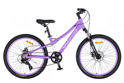 24" Велосипед WIND Victory, 7-speed, рама AL-12" (лавандовый)