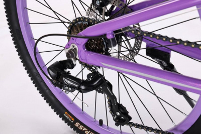 24" Велосипед WIND Victory, 7-speed, рама AL-12" (лавандовый)