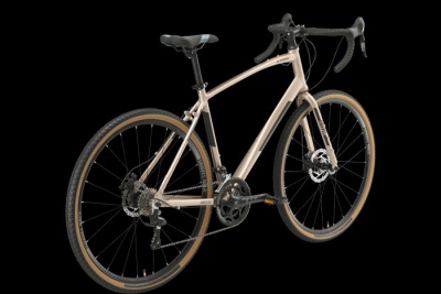 28" Велосипед STARK GRAVEL 700.2D '23, рама AL-22" 16-speed (бронзовый/чёрный) Россия.