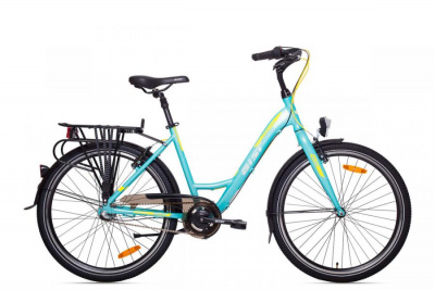 26" Велосипед AIST JAZZ 2.0 3-speed (планетарка) рама AL-18" (голубой) Беларусь
