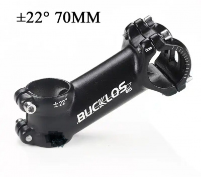 Вынос руля BUCKLOS алюминиевый (L-70мм. ø-31,8 мм. подьем 22°)