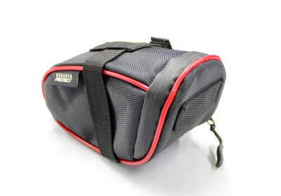 Сумка под седло PROTECT 19,5×10,5×10,5 см, черная, Россия
